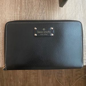 Kate Spade Black Large Wallet